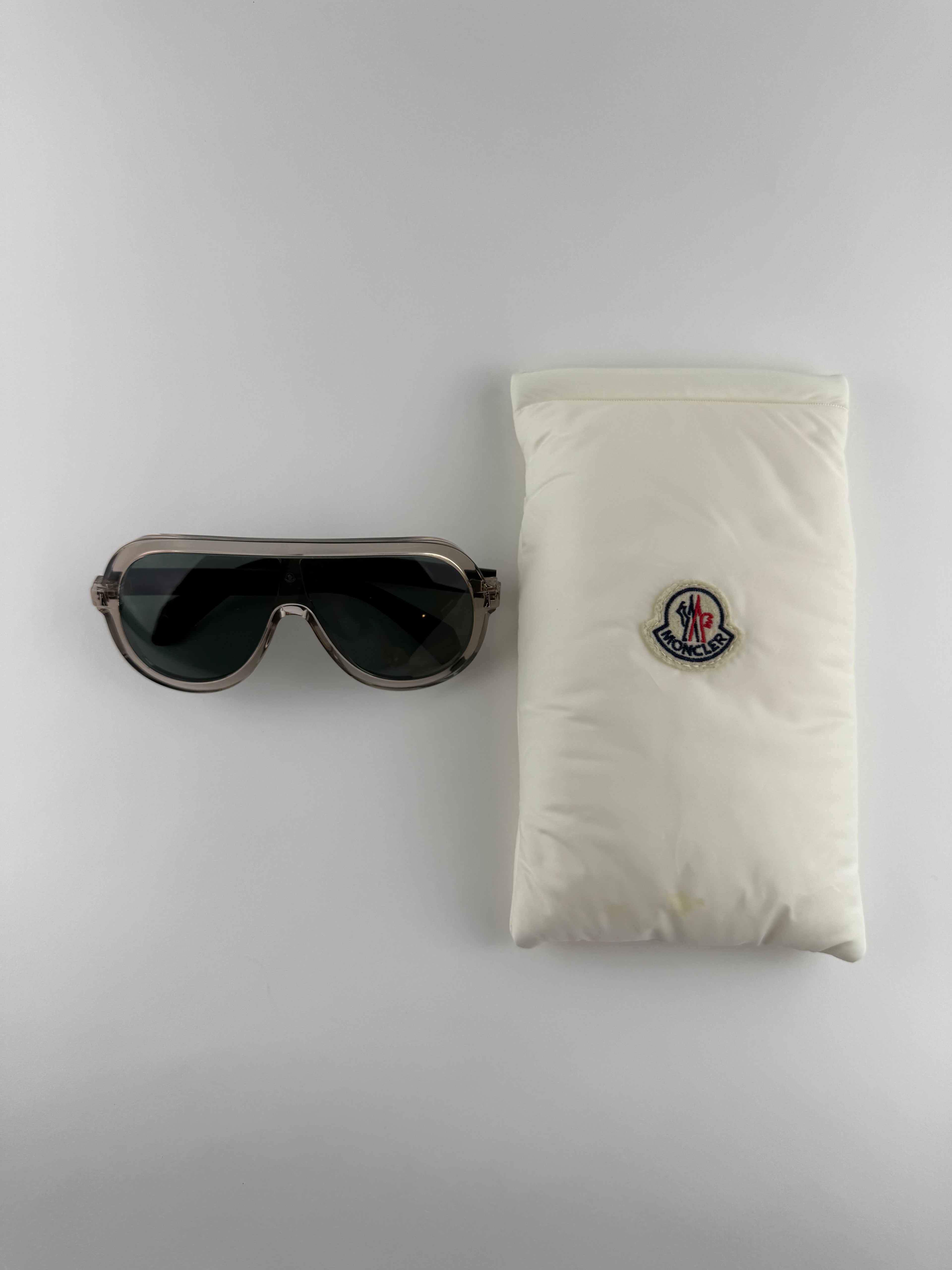Moncler Sunsette 130mm Pilot Sunglasses