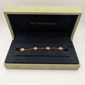 Van Cleef & Arpels Sweet Alhambra 6-Motif Bracelet - Guilloché Gold