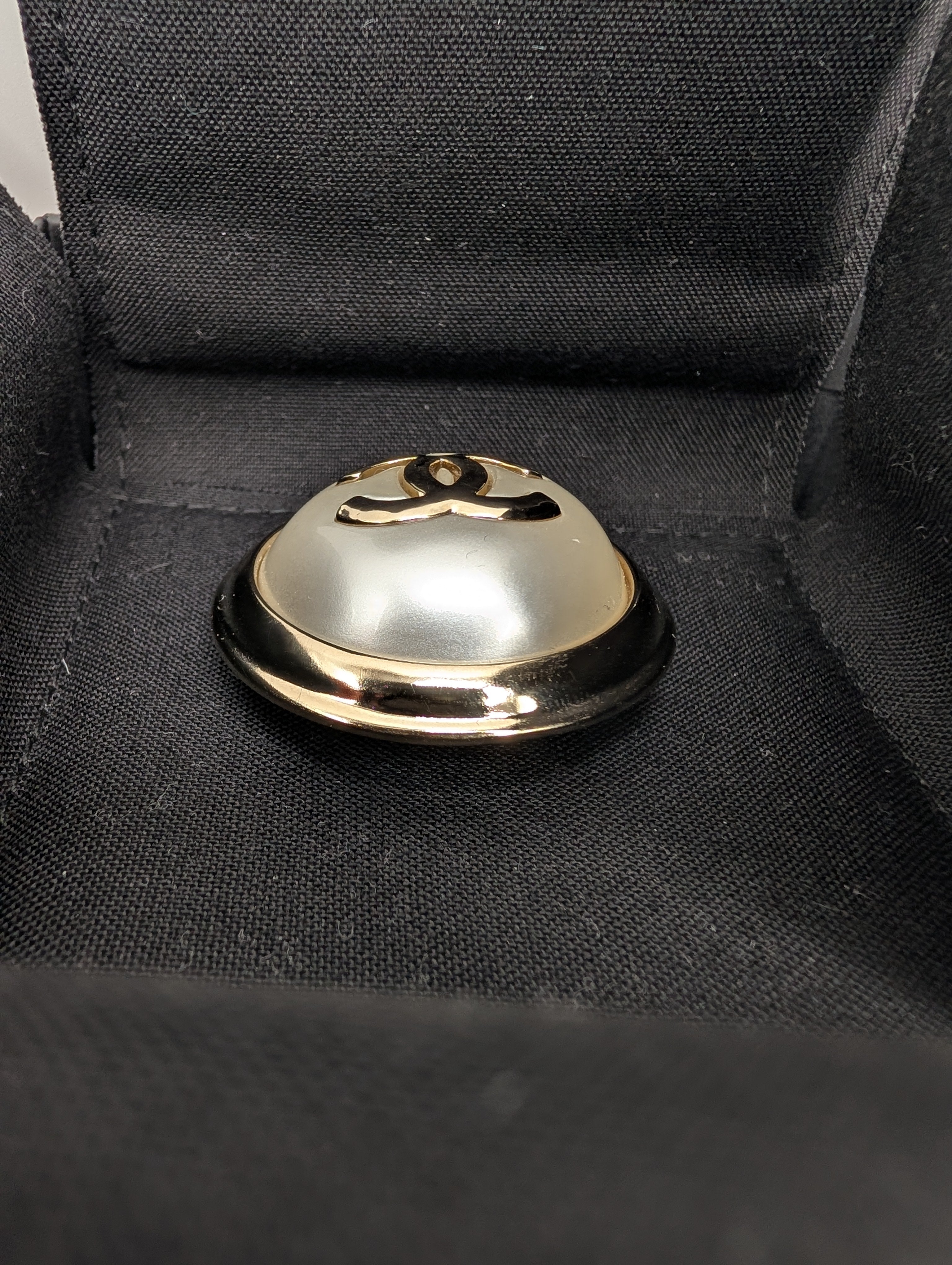 Chanel CC Dome Brooch